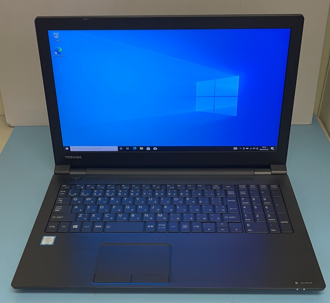 出産祝い 中古ノートパソコン☆Windows10☆toshiba 128GB/15インチ以上