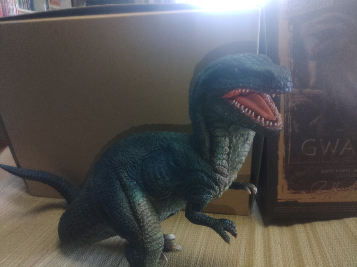 ☆塗装済み完成品【恐竜 グワンジ】ソフビ スターエーストイズ ☆塗装済み完成品【恐竜 グワンジ】ソフビ スターエーストイズ