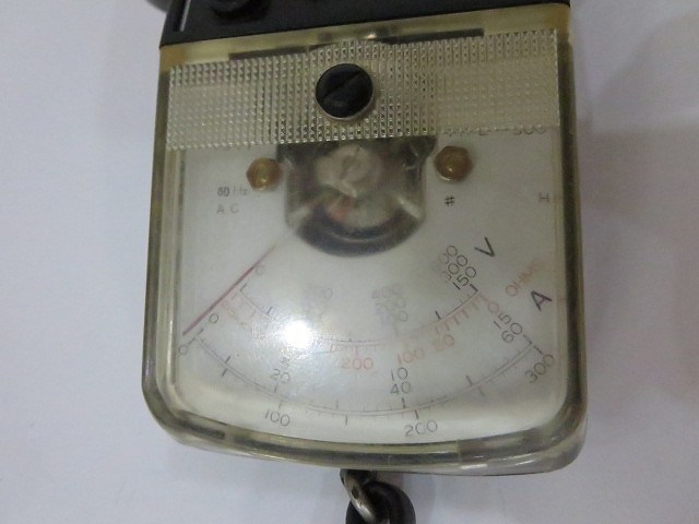 昔の電流測定器 ナショナル製