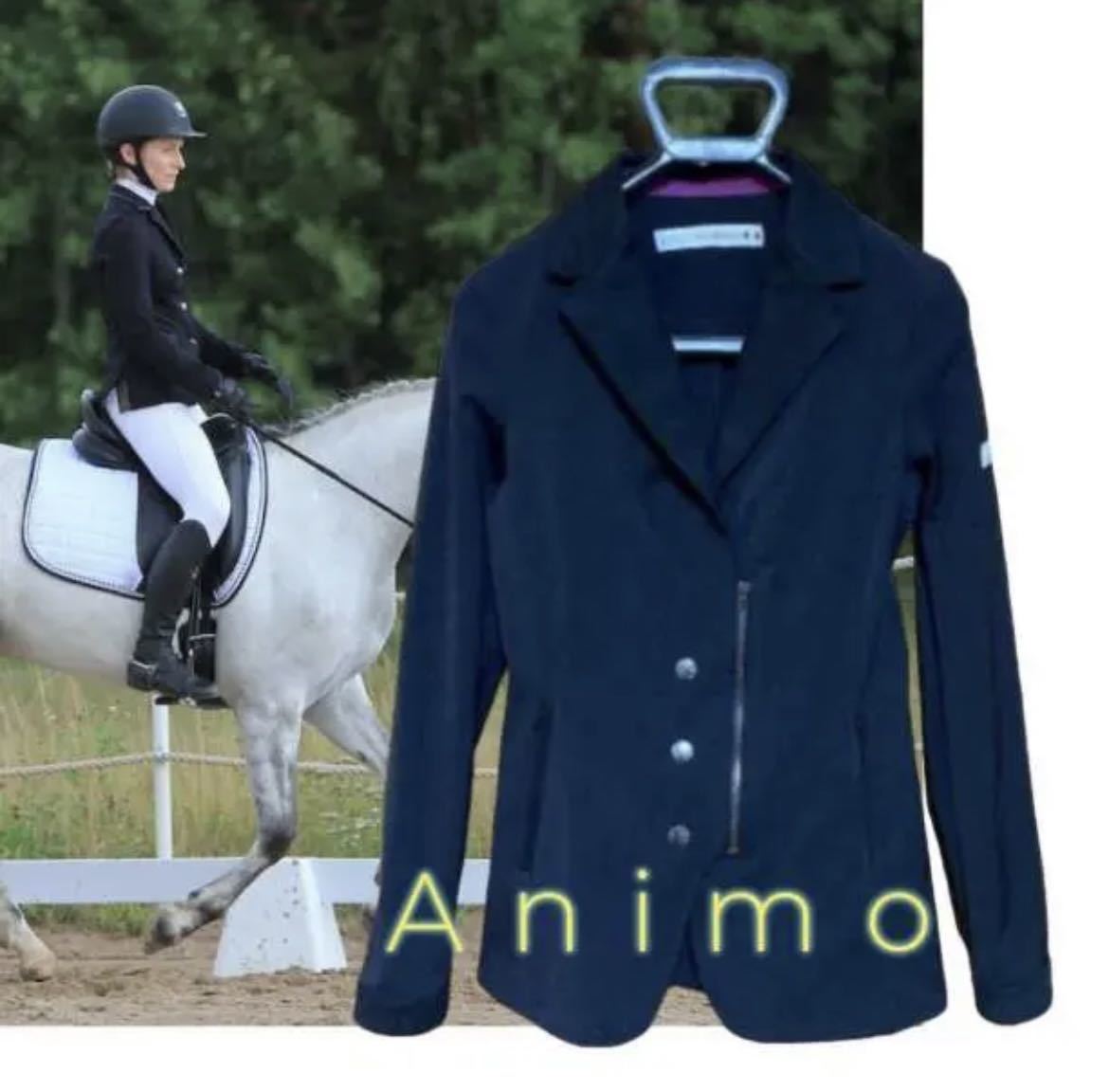  horse riding supplies animo lady's show jacket used goods 