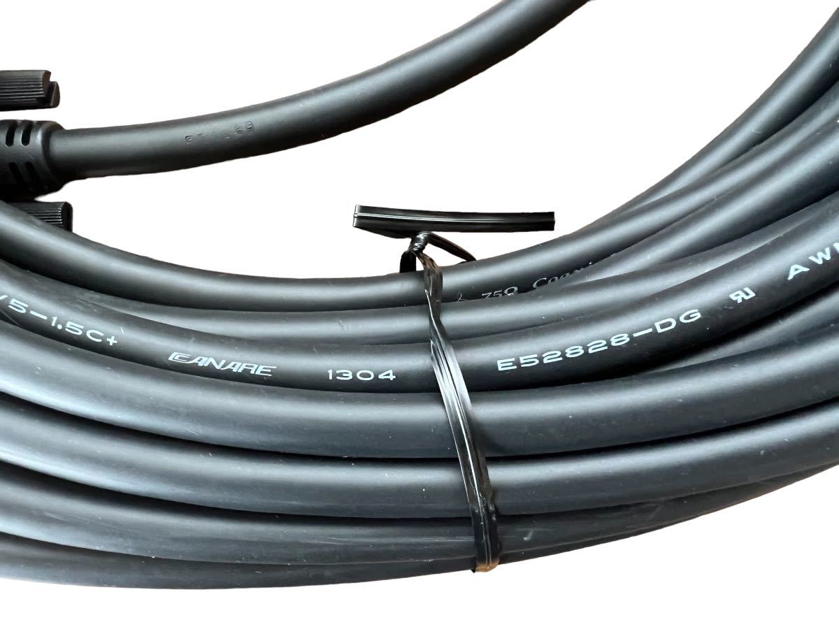 75Ω coaxial cable V5-1.5C+ canare 1304 E52828-DG RU AWM 20276 VW-1 ケーブル カナレ_画像6