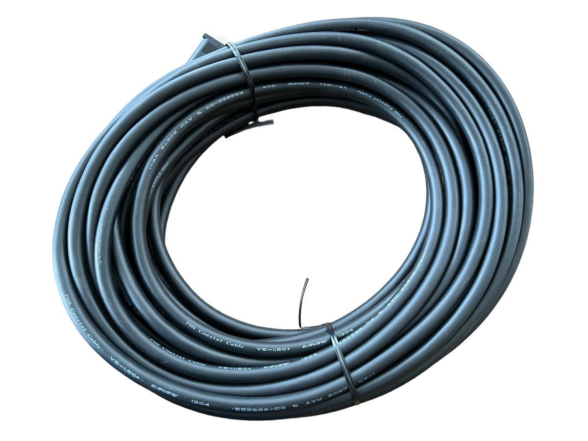 75Ω coaxial cable V5-1.5C+ canare 1304 E52828-DG RU AWM 20276 VW-1 ケーブル カナレ_画像4