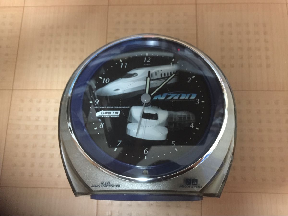 希少】日車夢工房 新幹線メロディ&ボイスクロック N700系 希少】日車夢工房 新幹線メロディ&ボイスクロック N700系