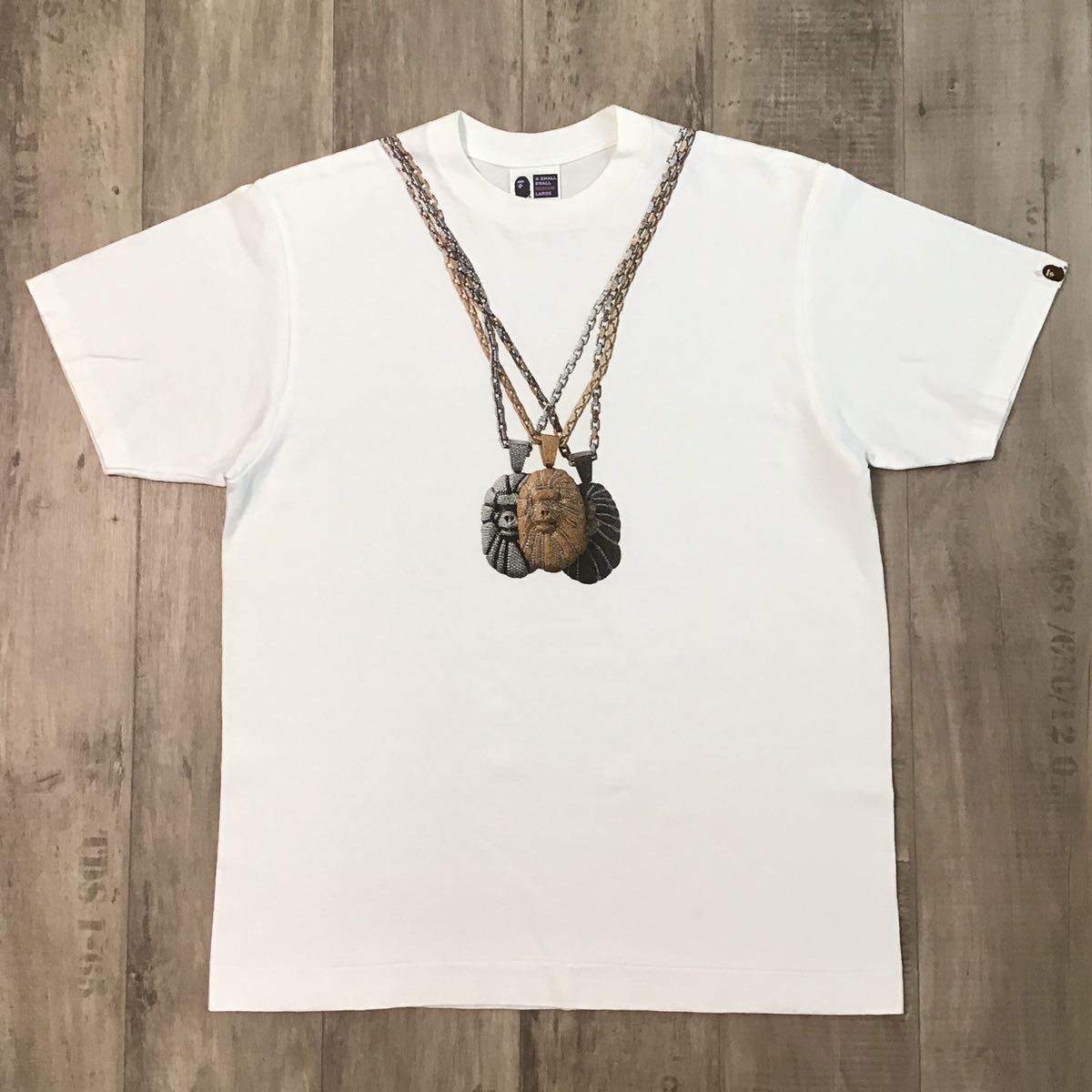 ★激レア★ NFS限定 jacob ネックレス Tシャツ Mサイズ a bathing ape BAPE エイプ ベイプ アベイシングエイプ NIGO w65_画像1