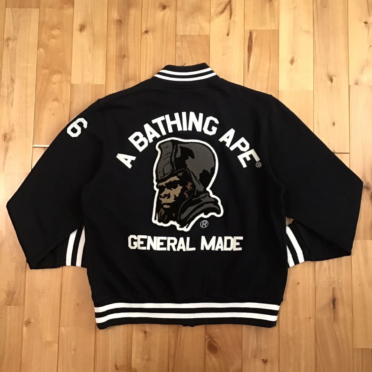 最も完璧な BAPE ape bathing a Sサイズ スタジャン スウェット