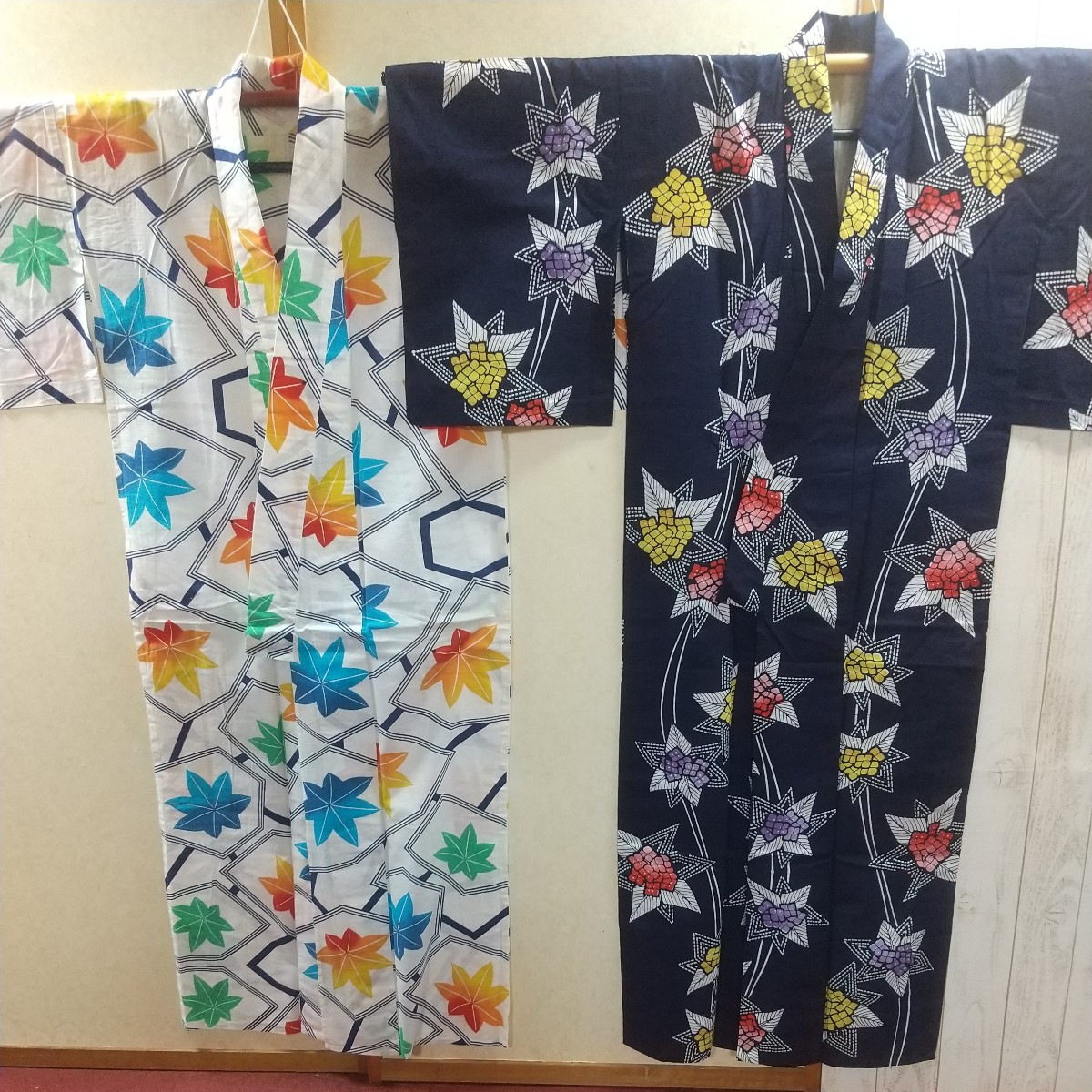 5407同梱NG☆未使用/中古/浴衣/三越扱い/綿コーマ/身丈151~154/裄64