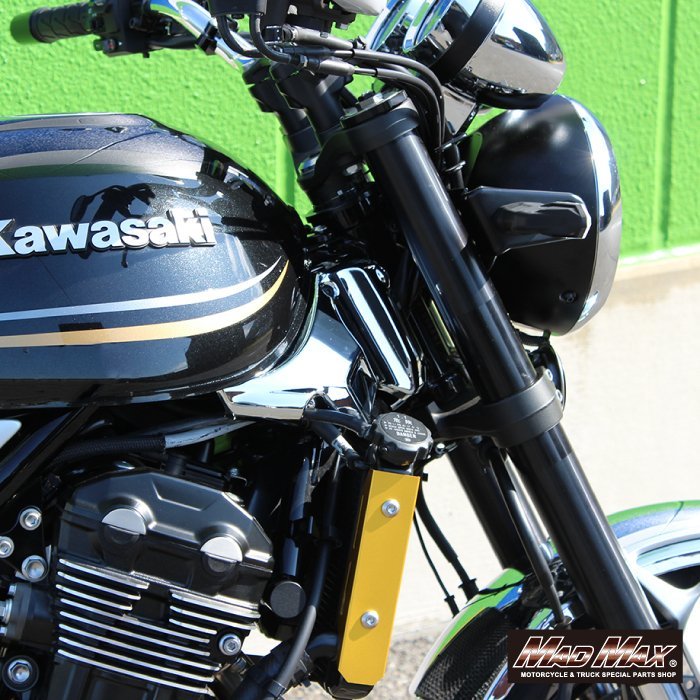 MADMAX バイク用品 KAWASAKI カワサキ Z900RS/Z900RSカフェ用 フレームカバー メッキ【送料800円】_画像3