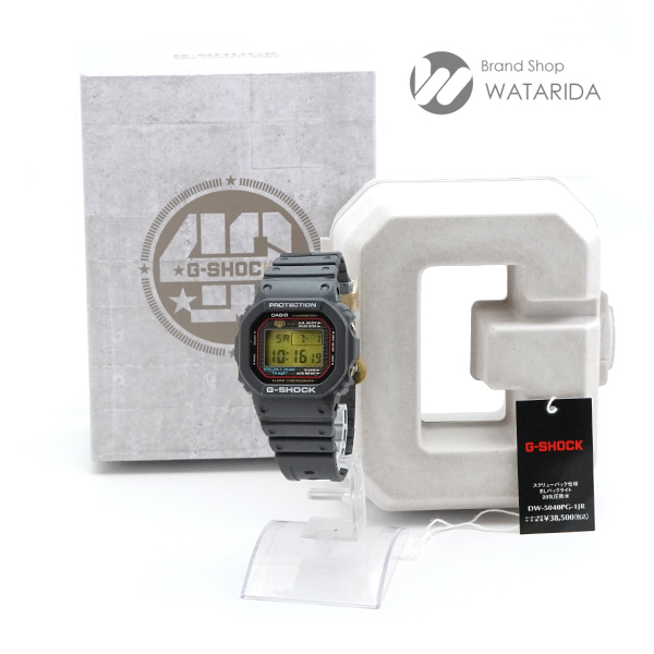 カシオ G-SHOCK 腕時計 DW-5040PG-1JR ラバー ブラック 40周年記念モデル 5000シリーズ ORIGIN 箱・保存袋付 未使用品 送料無料_画像7