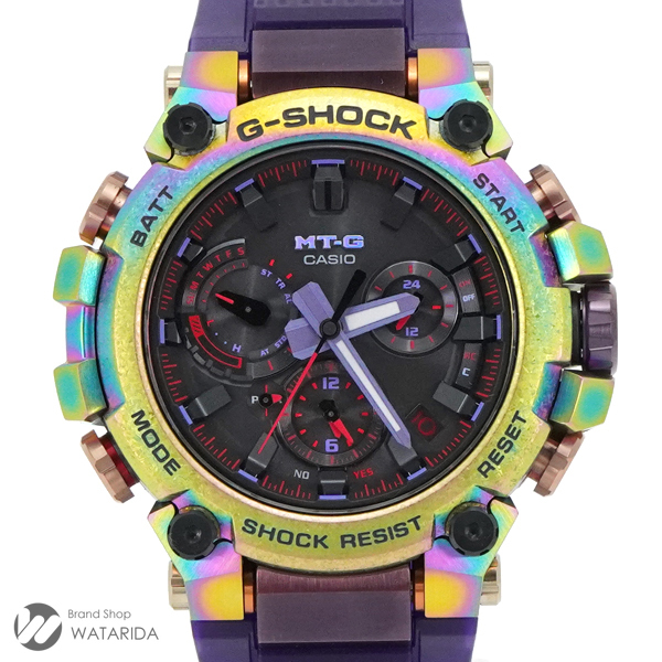 カシオ CASIO 腕時計 G-SHOCK MTG-B3000PRB-1AJR カーボン SS ラバー オーロラ 箱・保付 未使用品 送料無料