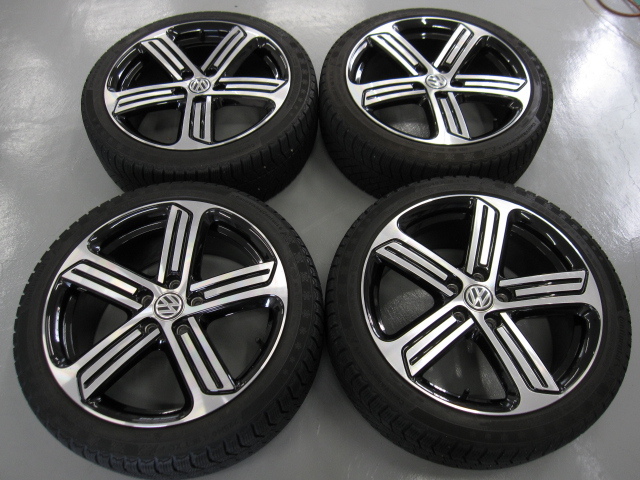VW ゴルフ 純正アルミ 18X7.5J+49 112/5H コンチバイキング6 225/40R18