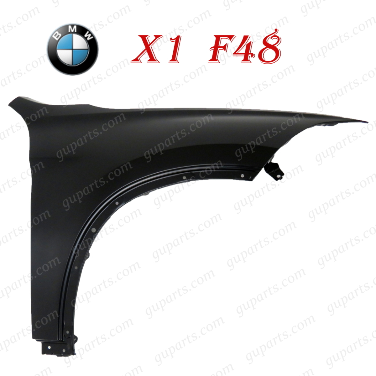 BMW X1 F48 sDrive 18i xDrive 20i 25i 18d M スポーツ 2015～2023 フロント 右 フェンダー 穴 なし 41007427300 41 00 7 427 300_画像1