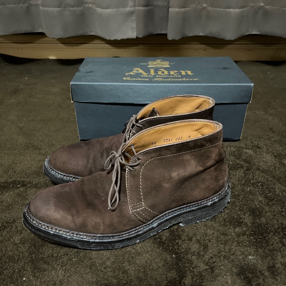 Alden オールデン チャッカブーツ 6 5 ブラウン メンズ 革靴 Alden オールデン チャッカブーツ 6 5 ブラウン メンズ 革靴