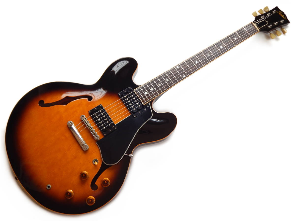 81年製 Tokai ES-150J SB ES-335 トーカイ セミアコ Japan Vintage ジャパンヴィンテージ カシュー塗装 ギブソン Gibson 美品_画像1