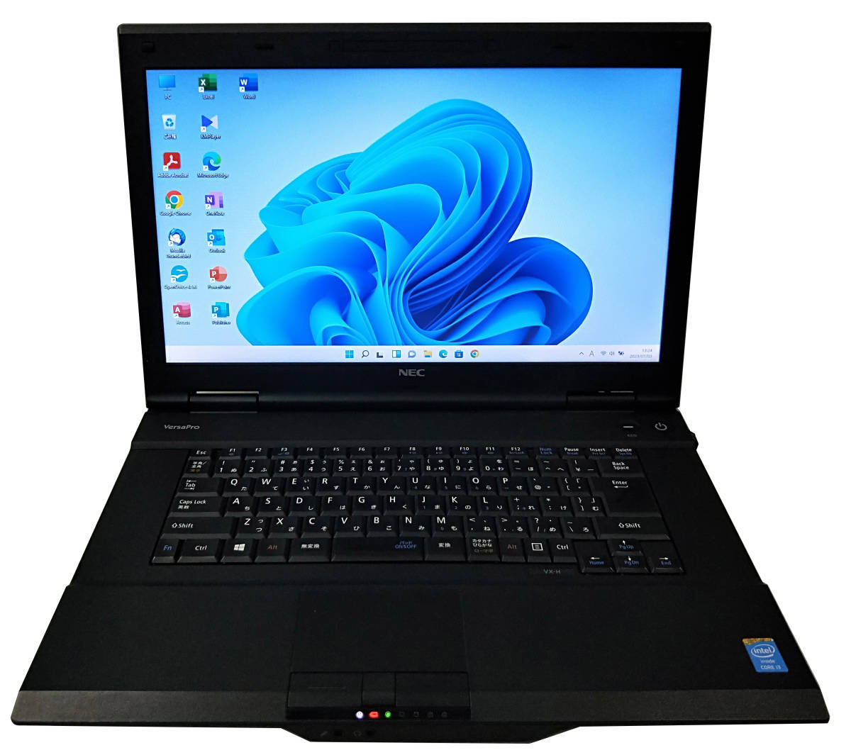 ★【驚速 NEC VX-H i3-4000M 2.40GHz x4+8GB+SSD256GB+HDD500GB 15.6インチノートPC】Win11+Office2021 Pro/HDMI/USB3.0■　D070310_画像1