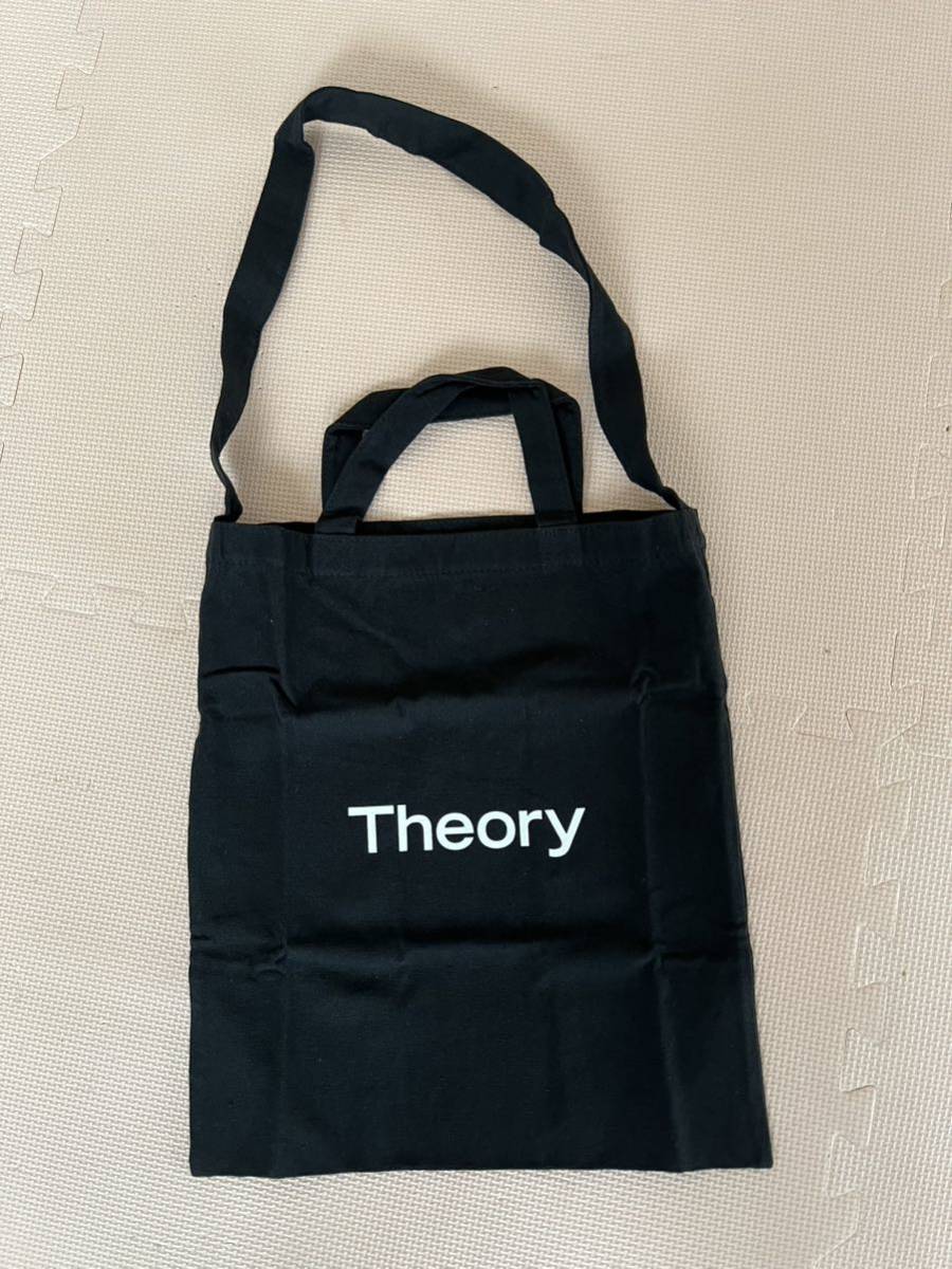 未使用　Oggi theory ショルダー　トートバッグ　エコバッグ　セオリー　オッジ　付録　黒色　コットン素材　ショルダーバッグ　非売品_画像5