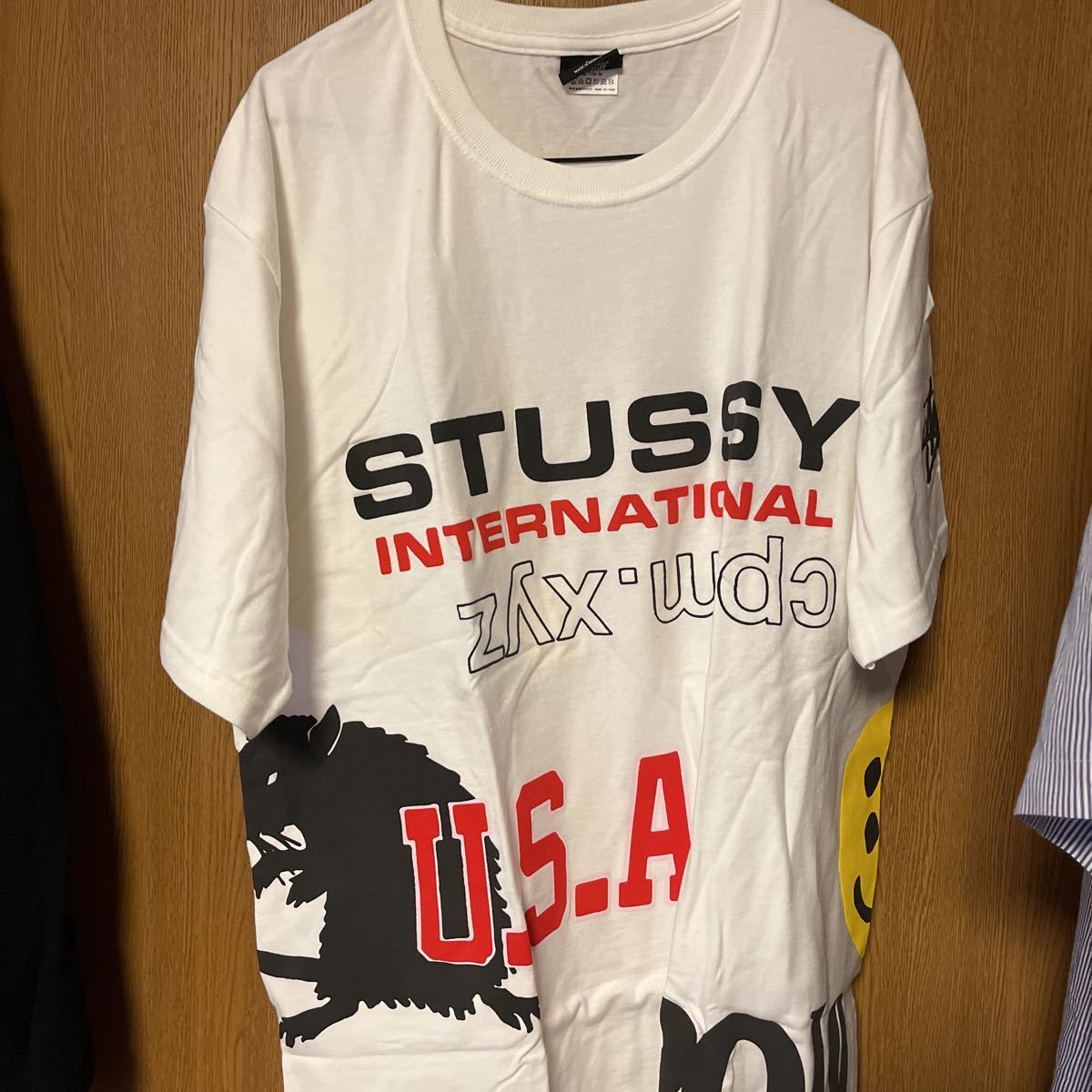 特価ブランド stussy×CPFM Tシャツ ステューシー L Lサイズ