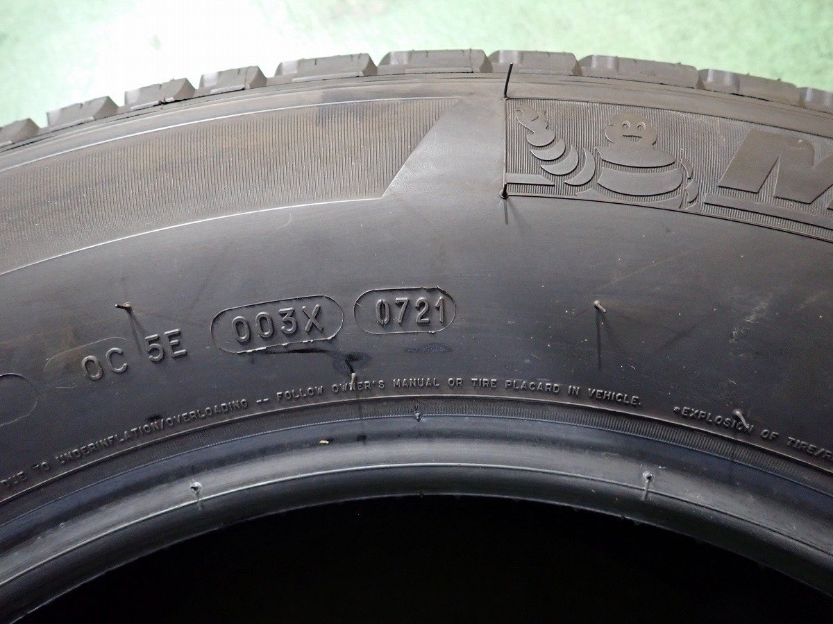 RB2494【送料無料265/60R18】4本 ミシュラン ラティチュード Tour HP ハイラックス ランドクルーザー プラドなど 中古タイヤ 2021年製_画像9