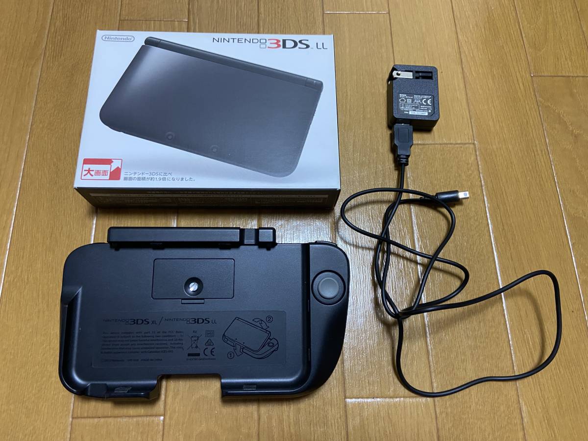 ☆美品☆ 任天堂 ニンテンドー NINTENDO 3DS LL ブラック WiFi接続