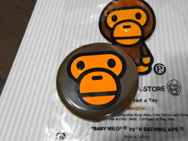 初期 BAPE ベイビーマイロ ラバー コインケース BABY MILO A BATHING APE（アベイシングエイプ） NIGO アーカイブ 新品未使用_画像1