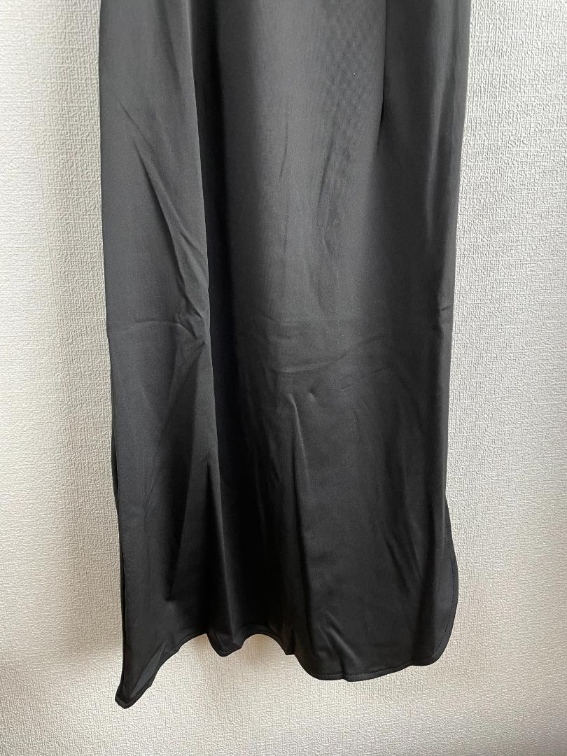 ワンピース M ブラック 黒 キャバドレス ノースリーブ スリット セクシー クラブ ドレス パーティードレス スカート 上品 193_画像7