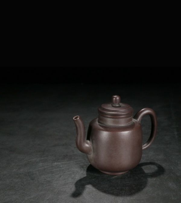 紫砂彫 素面宮燈紫砂茶壺 董翰銘 明時代」陶磁器 急須 茶道具 古賞物
