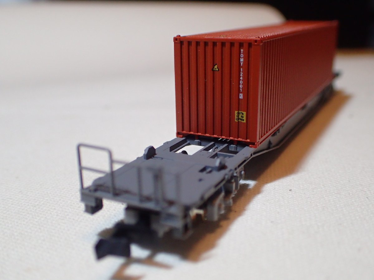新品 TOMIX 98394ばらし コキ107(JRFマークなし)+海上コンテナ40ft