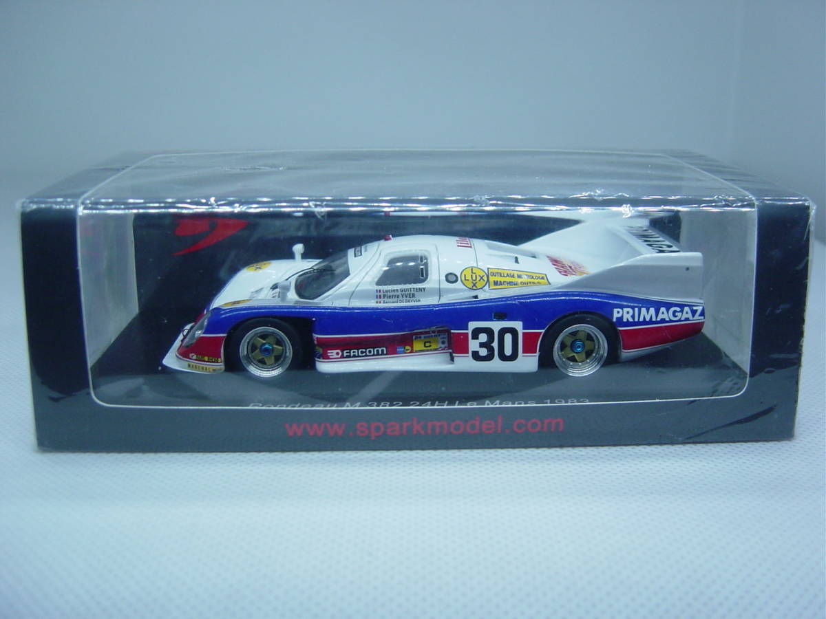 送料350円～ spark 1/43 Rondeau M382 24H Le Mans 1983 #30 L.Guitteny/P.Yver/B.de Dryver ロンドー ル・マン
