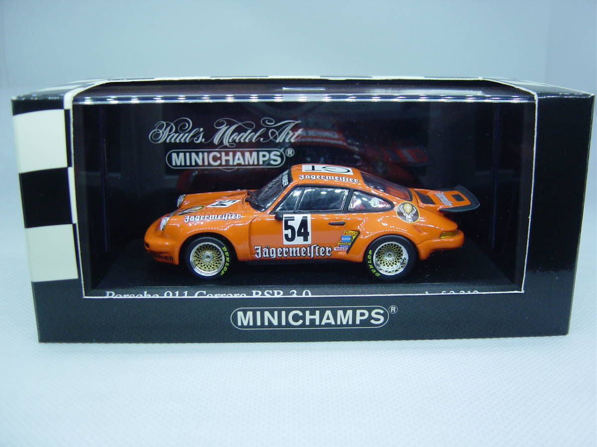 送料350円～ MINICHAMPS 1/43 Posche 911 Carrera RSR 3.0 ADAC 1000km Nurburgring 1975 GT Winners #54 Kelleners/Heyer/Wollek_画像1