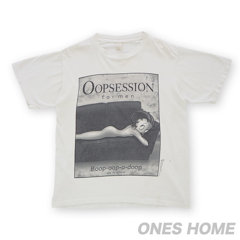 90s Betty Boop OOPSESSION for men Tシャツ ベティー カルバン 90s Betty Boop OOPSESSION for men Tシャツ ベティー カルバン