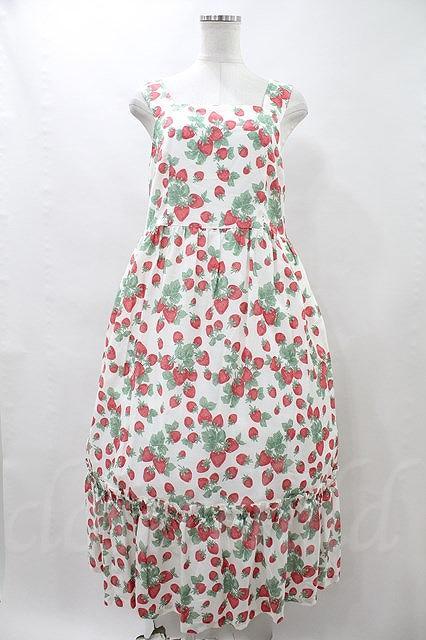 数量限定セール Jane Marple Strawberry gardenのストラップドレス 23-06-30-2010h-1-OP-JM-L-NS-ZH-R ジェーン マープル 数量限定セール Jane Marple Strawberry gardenのストラップドレス 23-06-30-2010h-1-OP-JM-L-NS-ZH-R ジェーン マープル