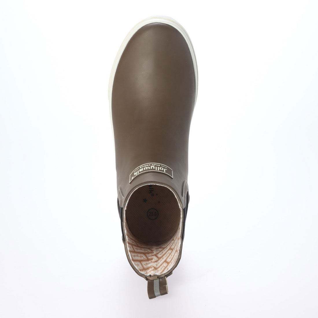  men's rain boots rain shoes boots rain shoes natural rubber material new goods [20088-BRN-255]25.5cm stock one . sale 