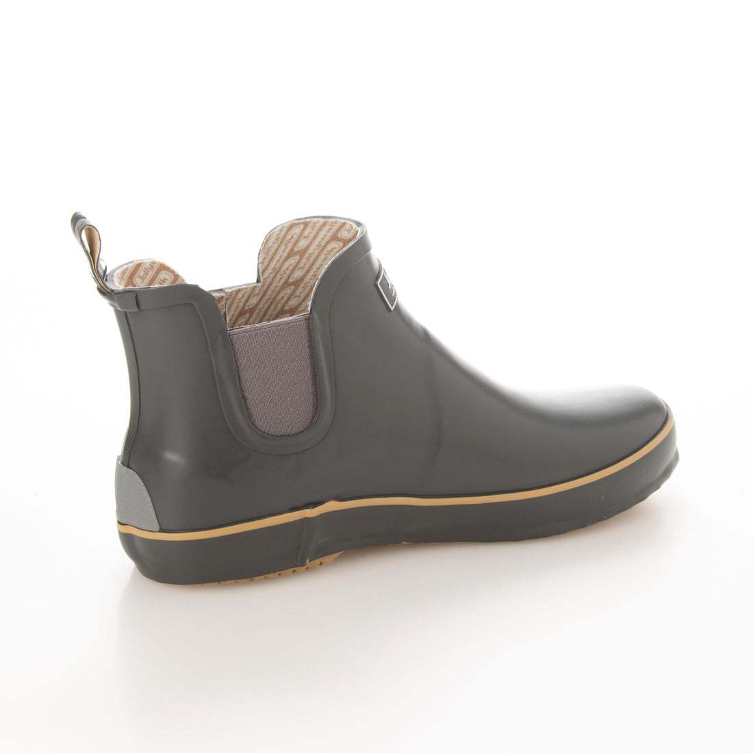  men's rain boots rain shoes boots rain shoes natural rubber material new goods [20088-GRY-270]27.0cm stock one . sale 