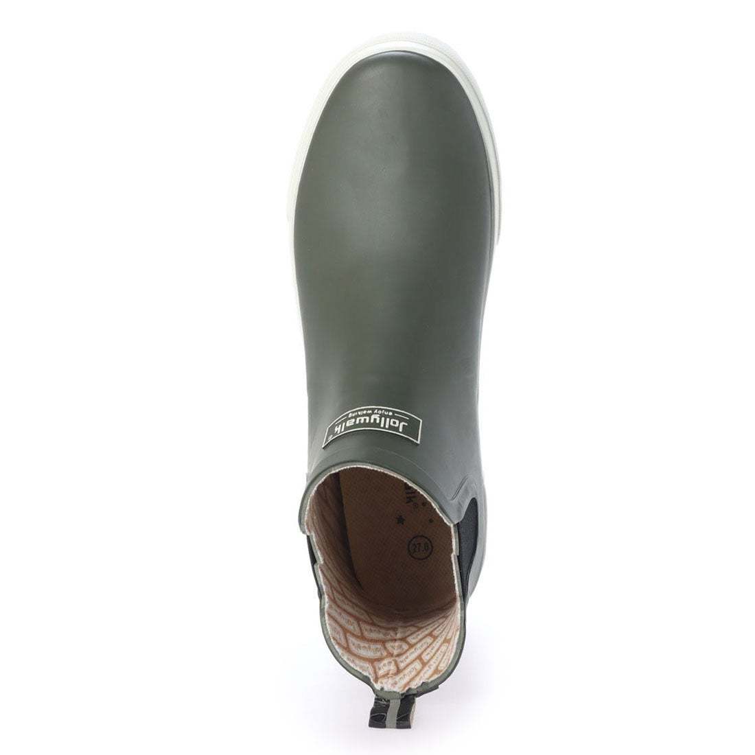  lady's rain boots rain shoes boots rain shoes natural rubber material new goods [20088-KHA-250]25.0cm stock one . sale 