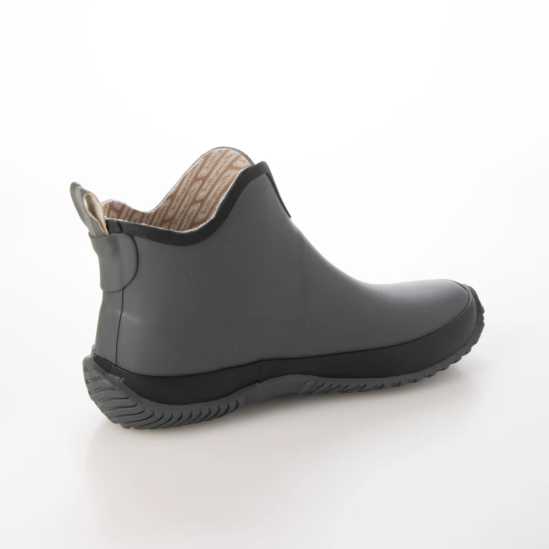 レディースレインブーツ　レインシューズ　長靴　雨靴　天然ゴム素材　新品『20089-gry-240』24.0cm　在庫一掃セール