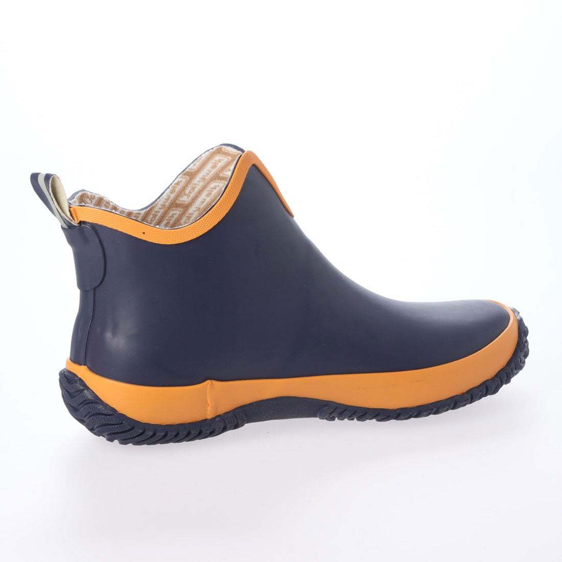レディースレインブーツ　レインシューズ　長靴　雨靴　天然ゴム素材　新品『20089-nav-225』22.5cm　在庫一掃セール