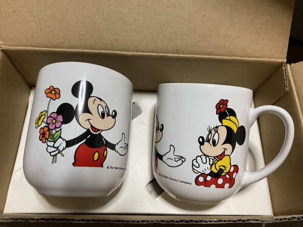The Walt Disney Company ミッキー　マグカップ　2個JCB Joy joy プレゼント´94 レア　ミッキーマウス　ミニーマウス　ミッキー&ミニー_画像1