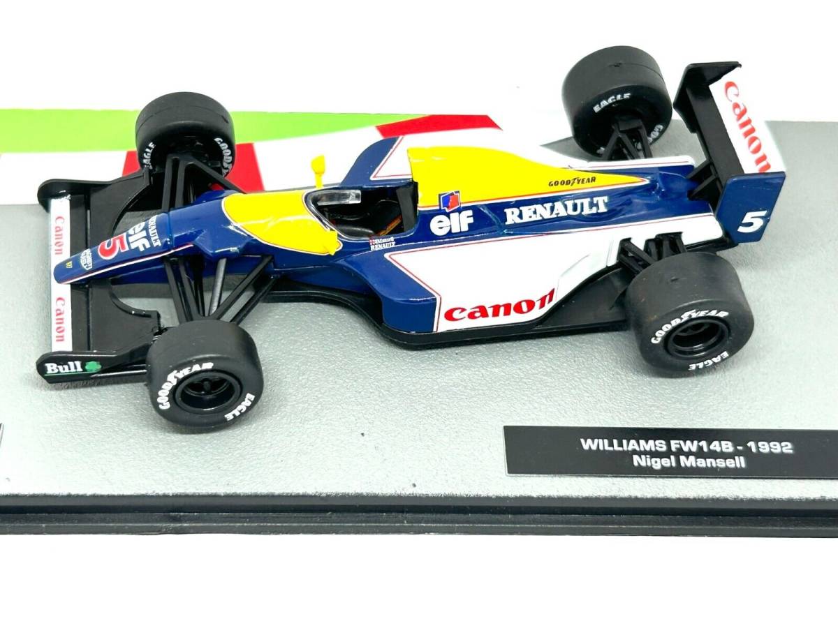 即決　 海外 高品質　送料込み　ナイジェルマンセル　F1 1:43サイズ　Model of Nigel Mansell Formula One　サイズ フィギュア