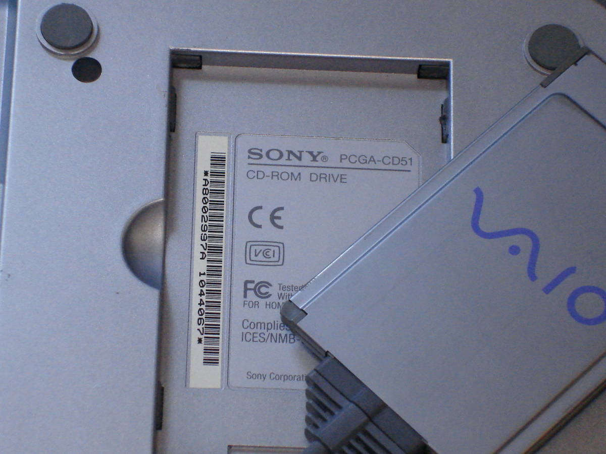 SONY純正PCカード接続CD-ROMドライブ PCGA-CD51 送料無料