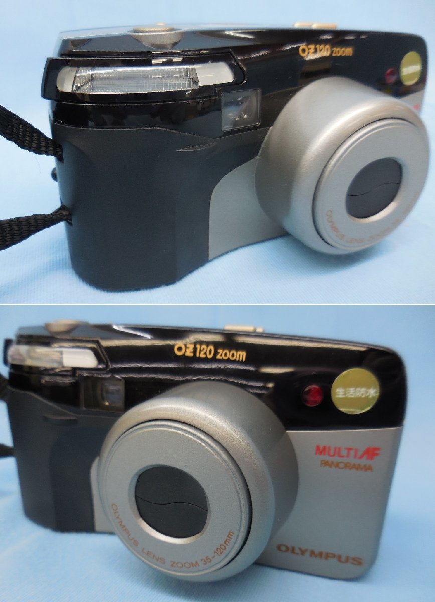 オリンパス OLYMPUS OZ 120 ZOOM コンパクトフィルムカメラ/電池なしの為、動作未確認 ジャンクの画像3