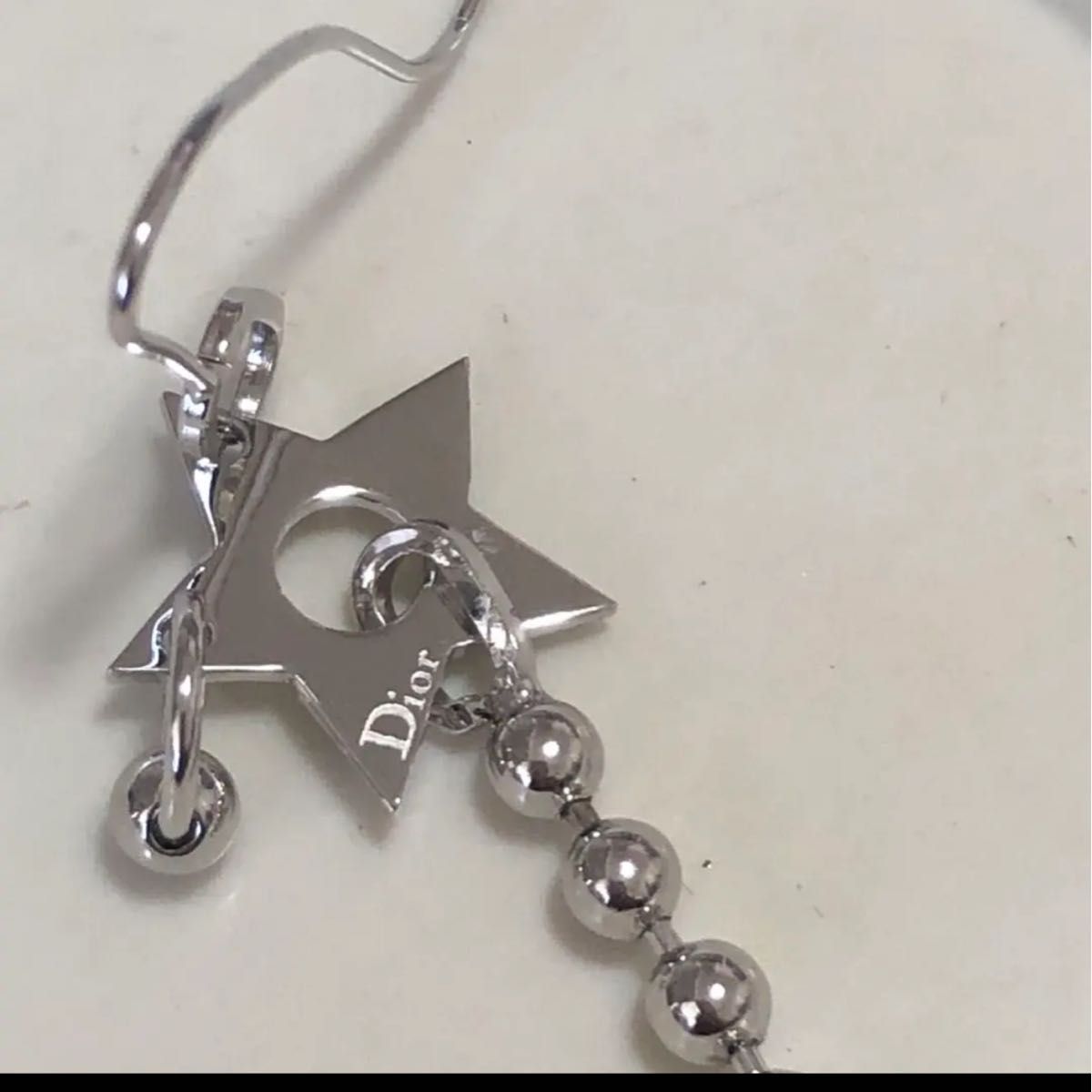 希少 極美品 クリスチャンディオール フープピアス 鍵 星 | beltone.sg