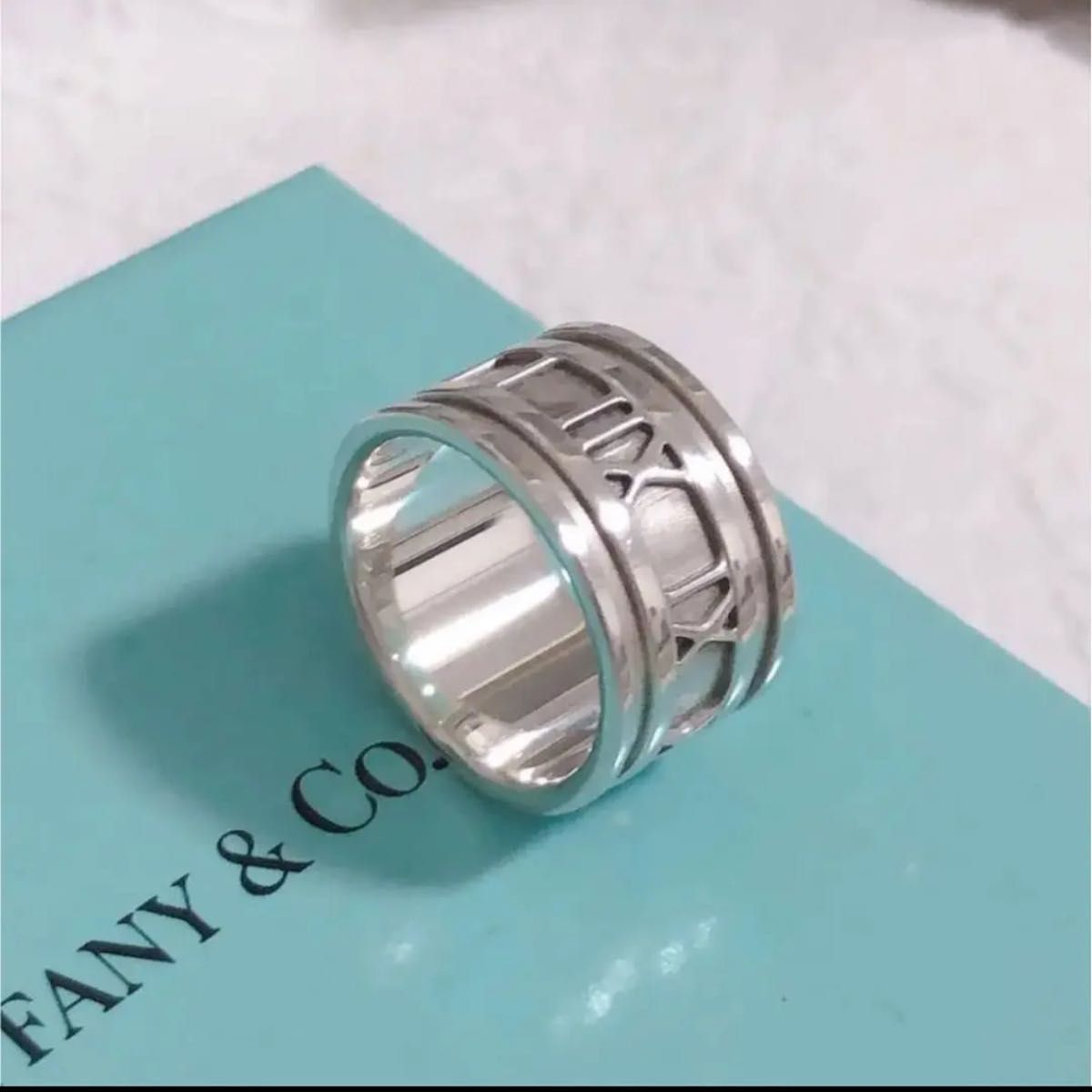 極美品 新品仕上げ Tiffany ティファニー アトラスリング 11 5号 極美品 新品仕上げ Tiffany ティファニー アトラスリング 11 5号
