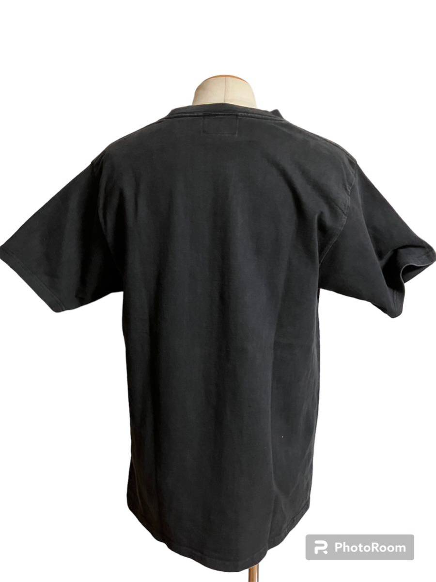 2000's ビンテージ NARCOTIC ナーコティック プレーン Tシャツ LARGE ブラック 黒 無地 熊谷隆志 ストリートブランド xpv_画像2