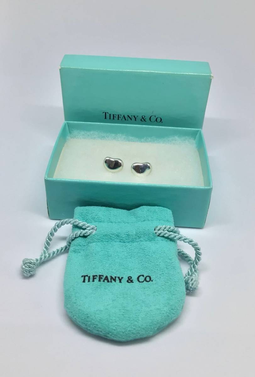 TIFFANY&Co. ティファニー　ビーンSV925シルバーピアス