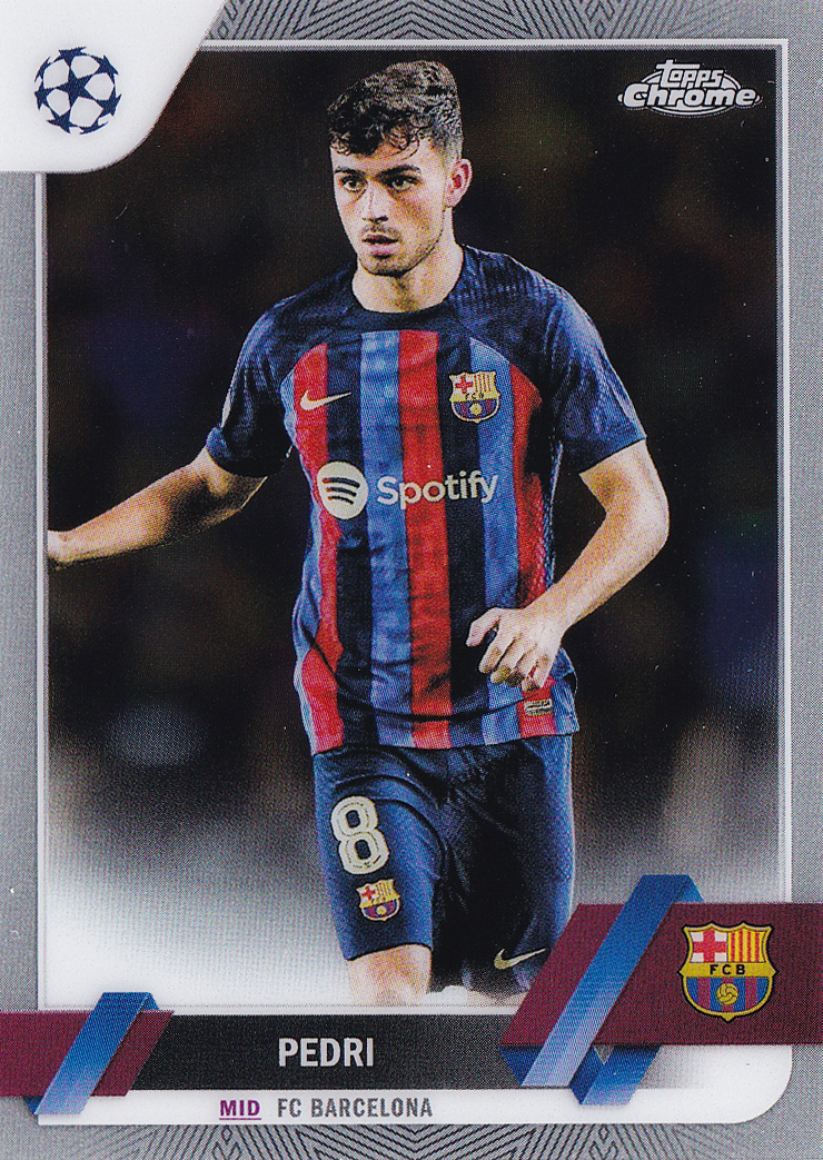 ペドリ/Pedri】2022-23 Topps Chrome UEFA Club Competitions Base