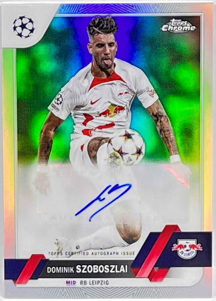 ソボスライ/Dominik Szoboszlai】2022-23 Topps Chrome UEFA Club