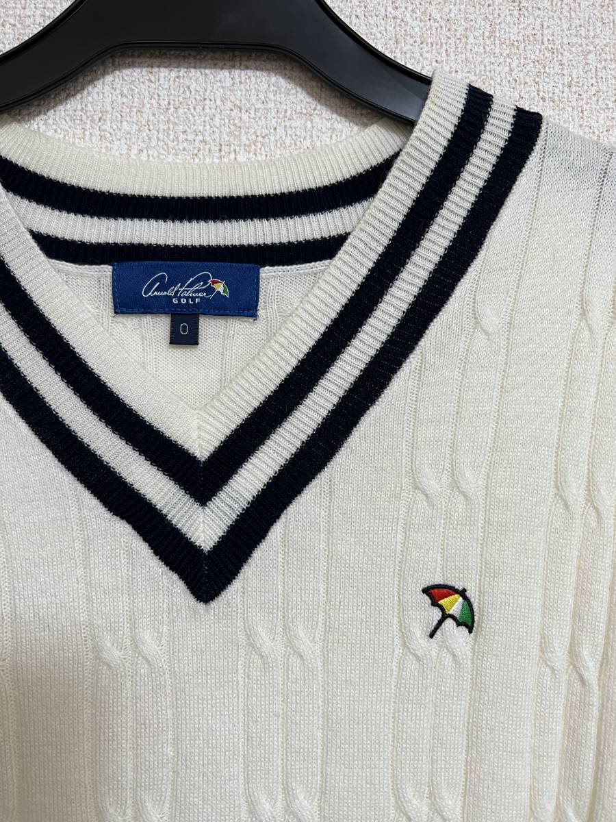 # новый товар не использовался Arnold Palmer GOLF Arnold Palmer лучший choki белый размер O(XL) вышивка Logo мужской Golf обычная цена 5000 иен 