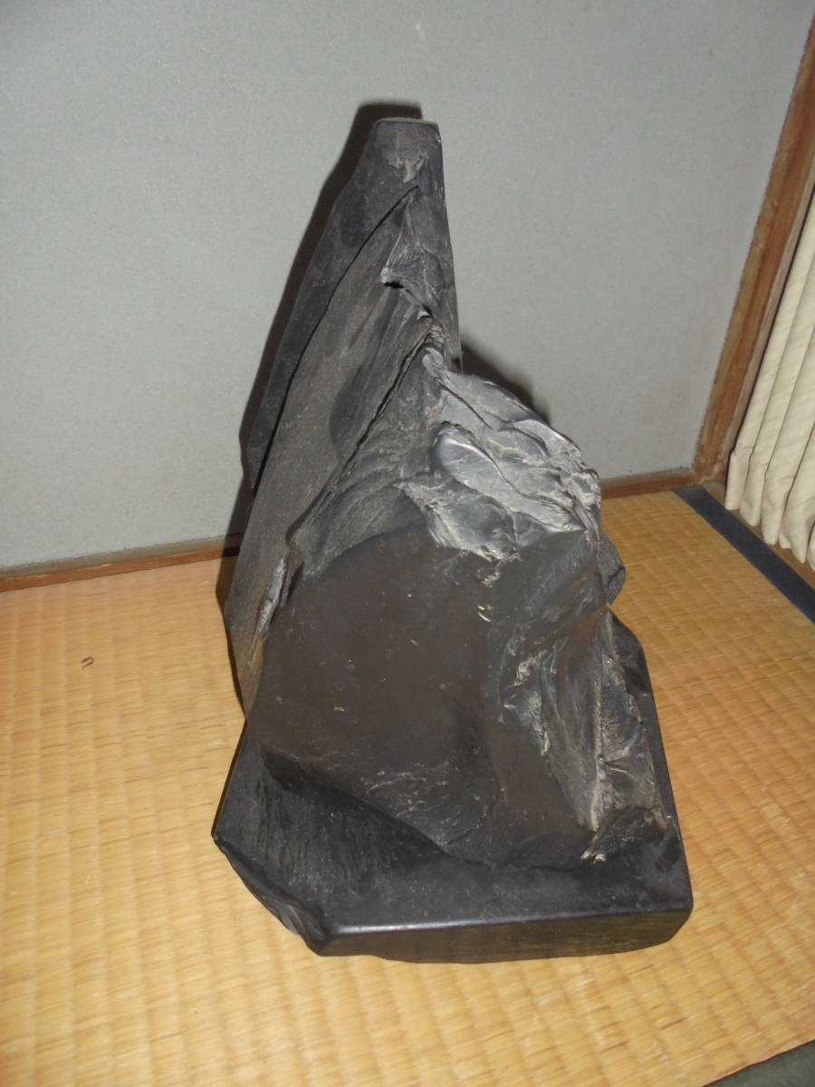 ヤフオク! - 那智黒 置物-観賞石-/熊野特産 那智黒石/本那智黒正銘/...