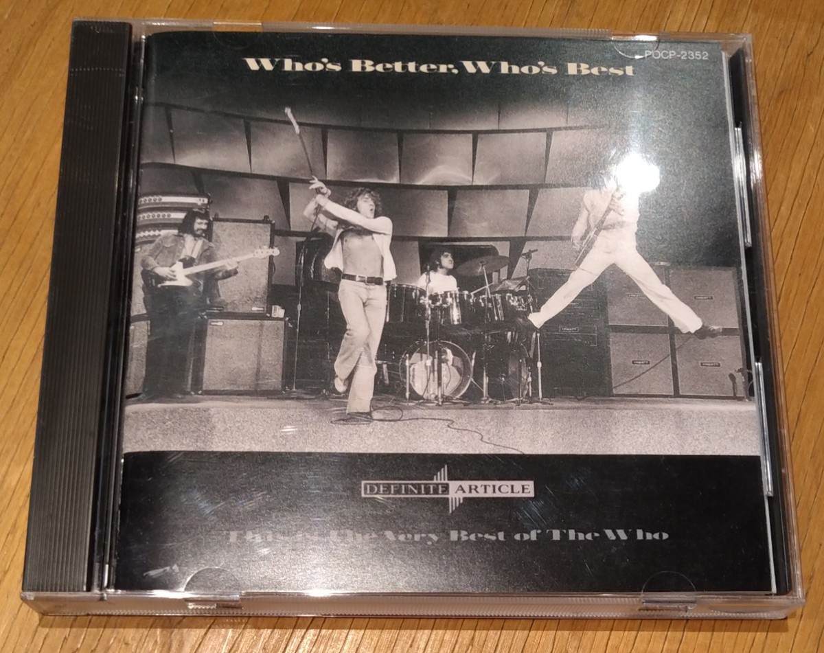 THE WHO WHO'S BETTER WHO'S BEST 旧規格国内盤中古CDザ・フード フーズ・ベター フーズ・ベスト this is the very best of POCP-2352_画像1