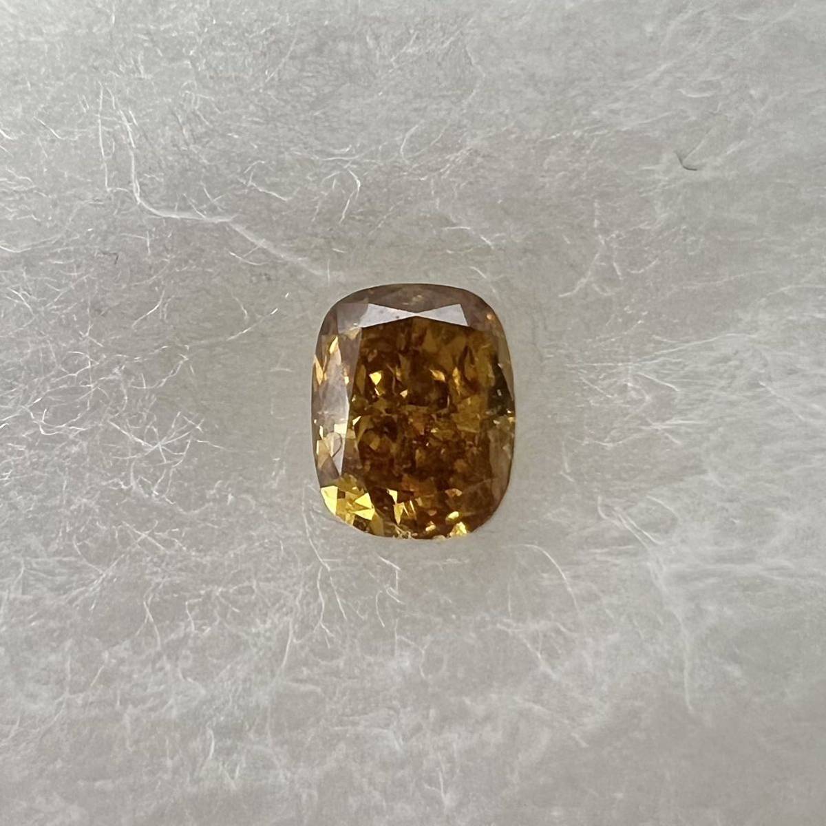 ダイヤモンド ルース FANCY DEEP YELLOW ORANGE 0.063ct-