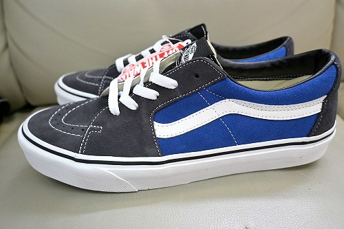 新品未使用 USA企画 VANS バンズ SK8-LOW スケートロー ブルー チャコール VN0A5KXD10U US10 28センチ 送料無料_画像3